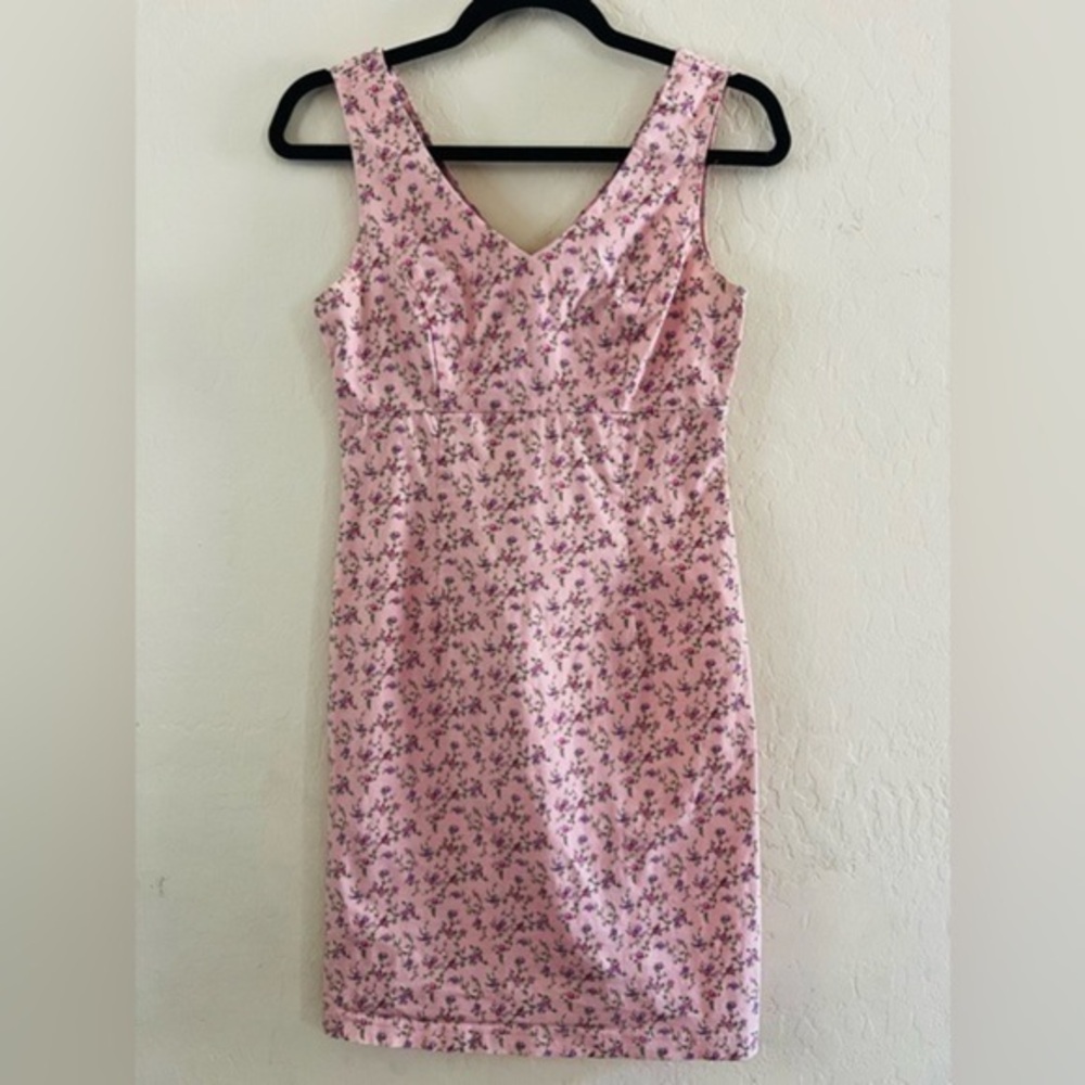 Vintage Studio Floral Pink Dress sz S